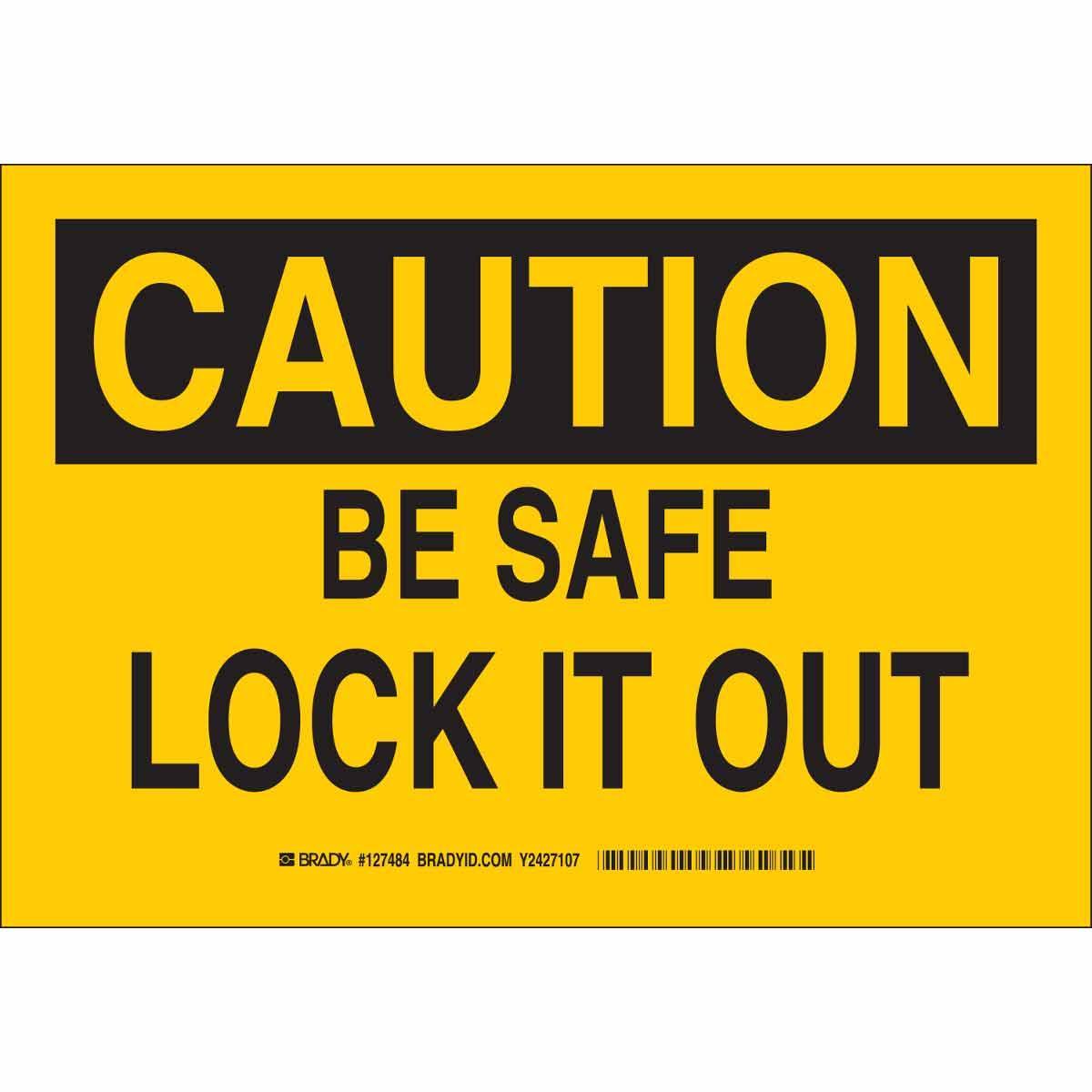 Brady® 127485 Accident Prevention Signs