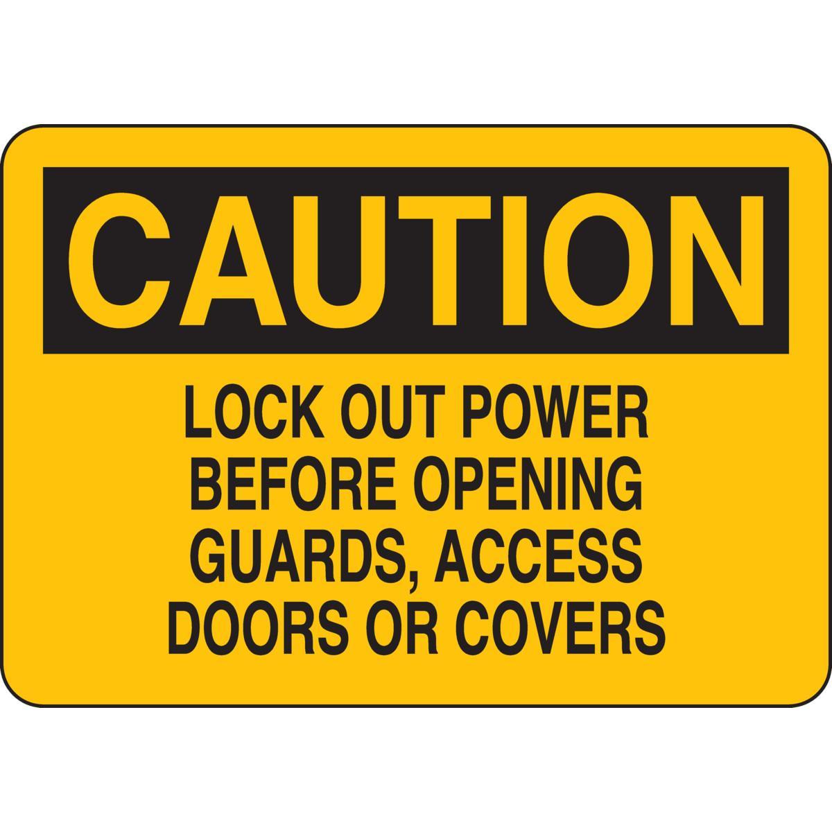 Brady® 127525 Accident Prevention Signs