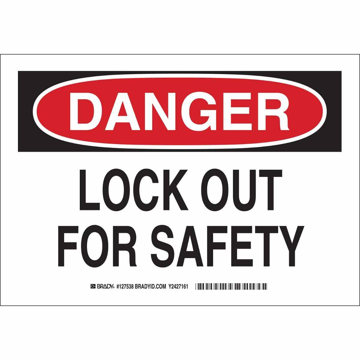 Brady® 127539 Accident Prevention Signs