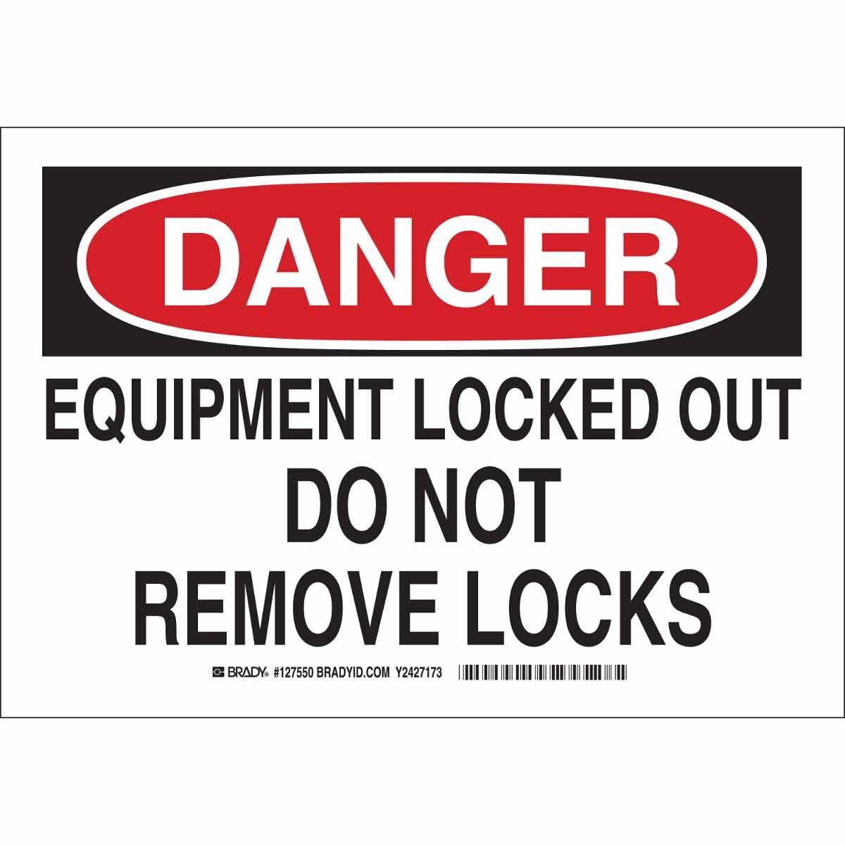 Brady® 127552 Accident Prevention Signs