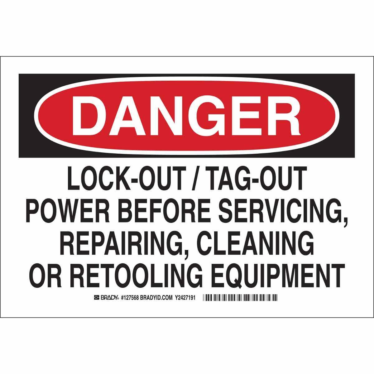 Brady® 127570 Accident Prevention Signs
