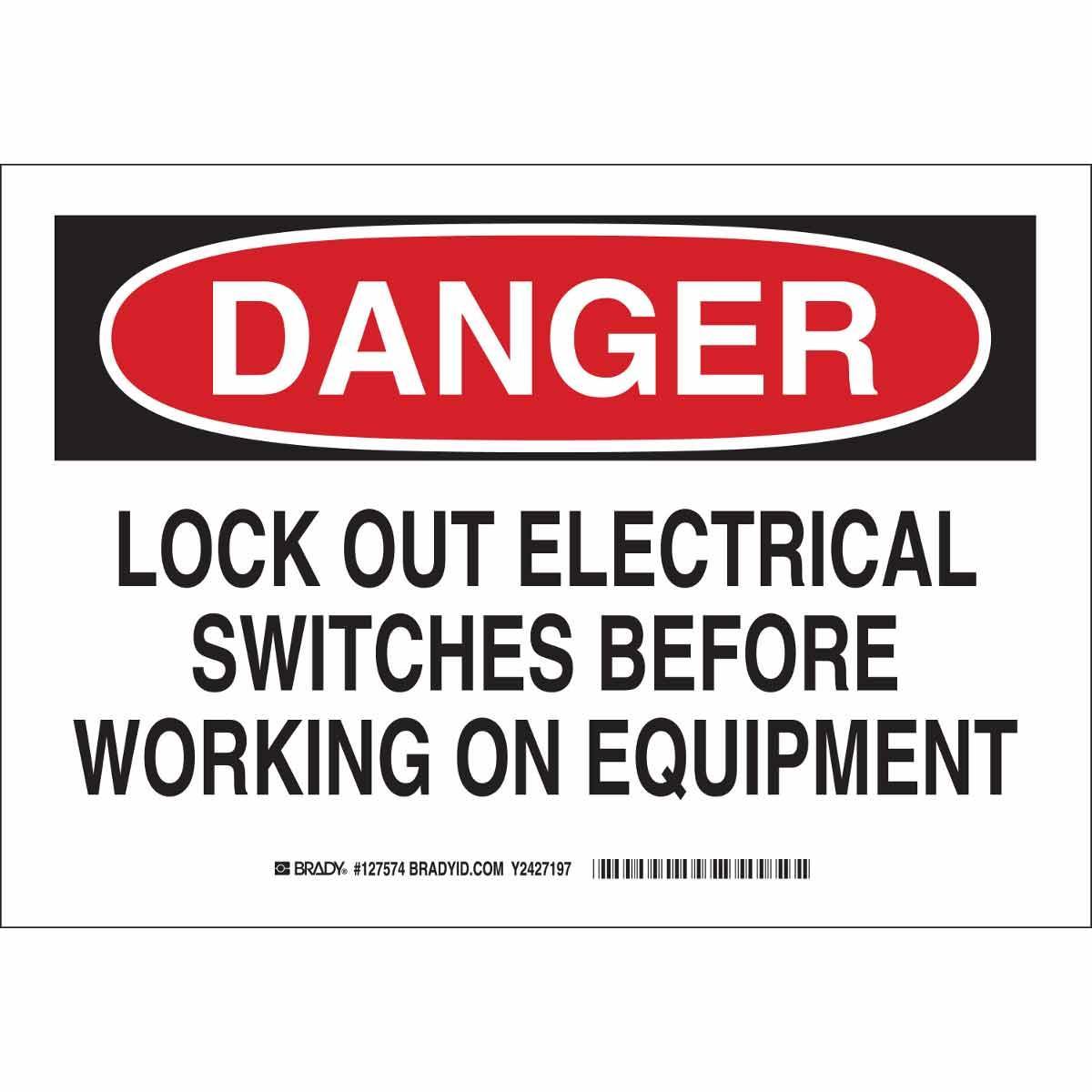 Brady® 127577 Accident Prevention Signs
