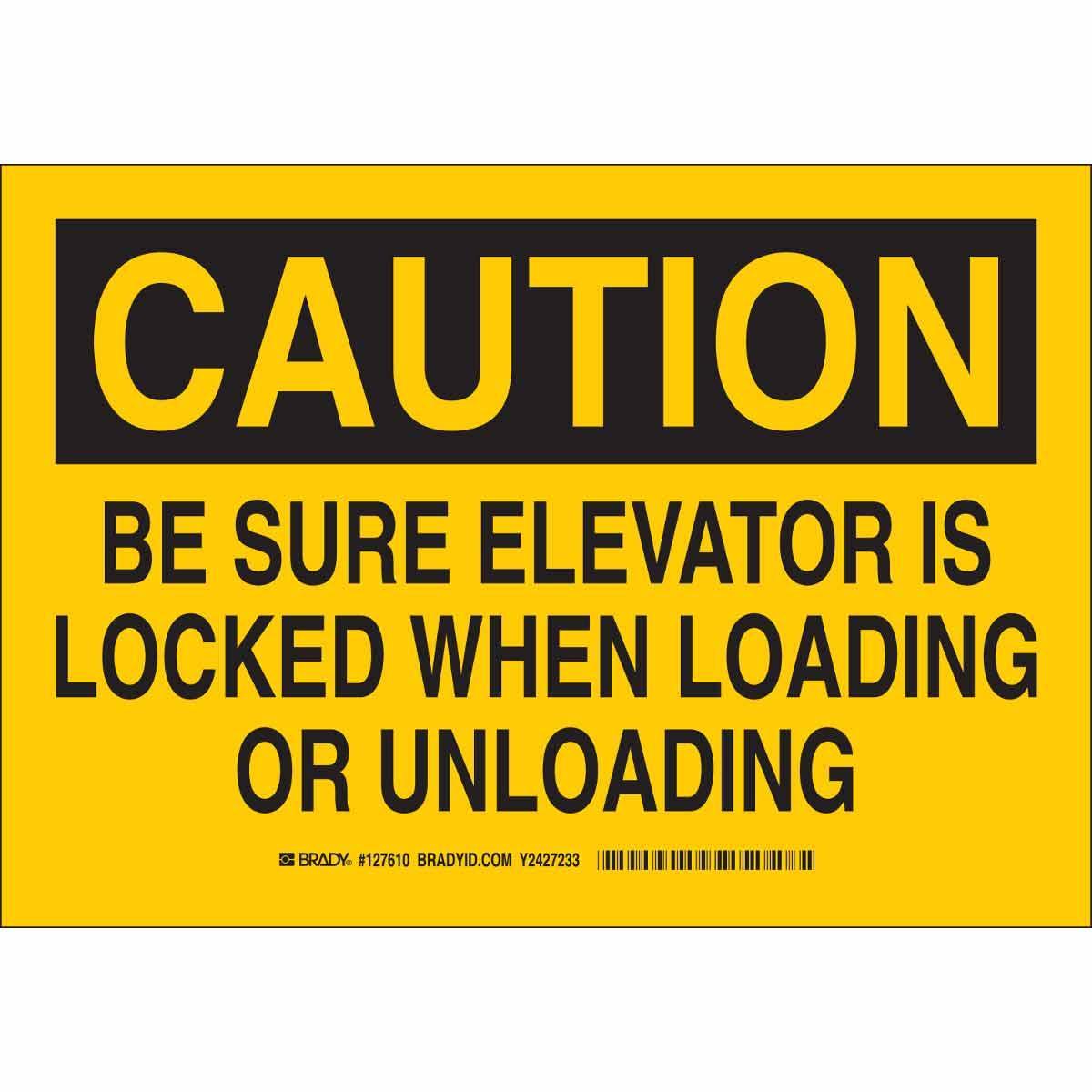 Brady® 127611 Accident Prevention Signs