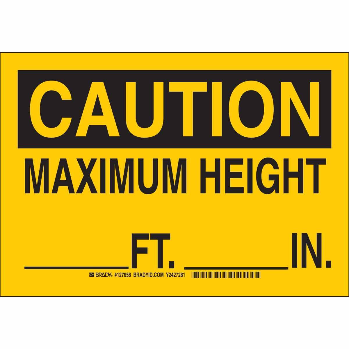 Brady® 127660 Accident Prevention Signs