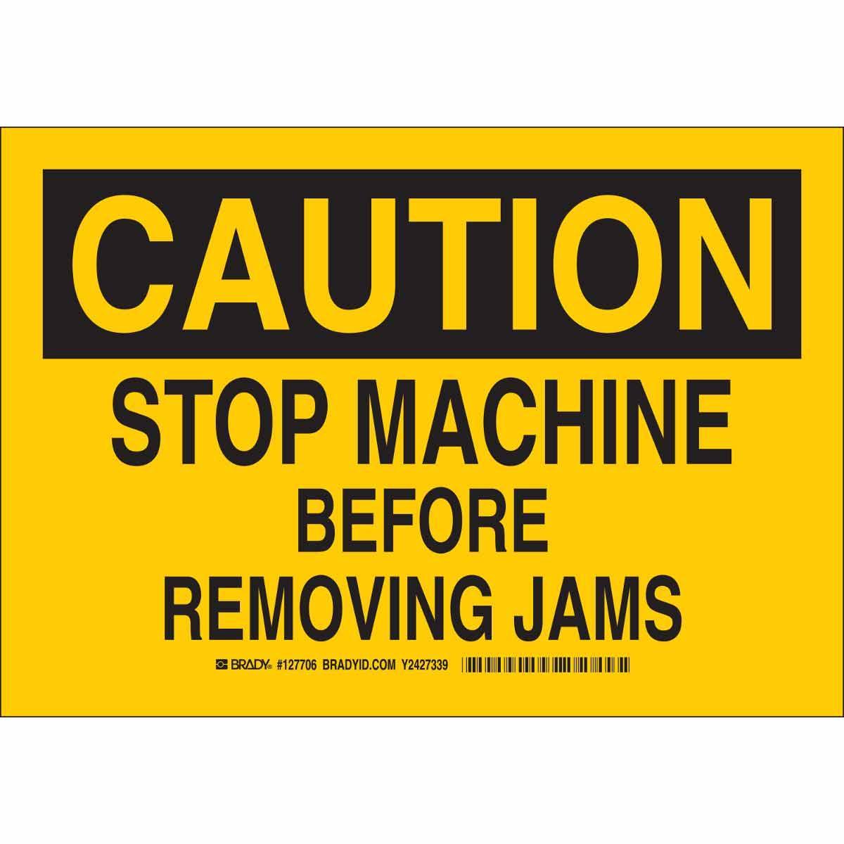 Brady® 127709 Accident Prevention Signs