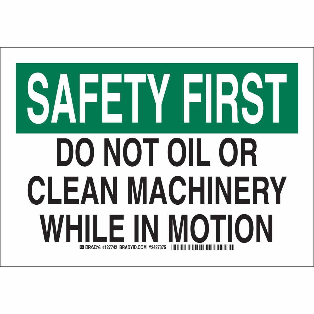 Brady® 127740 Accident Prevention Signs