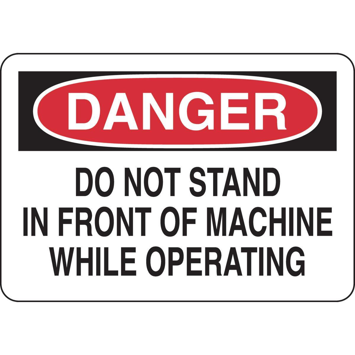 Brady® 127861 Accident Prevention Signs