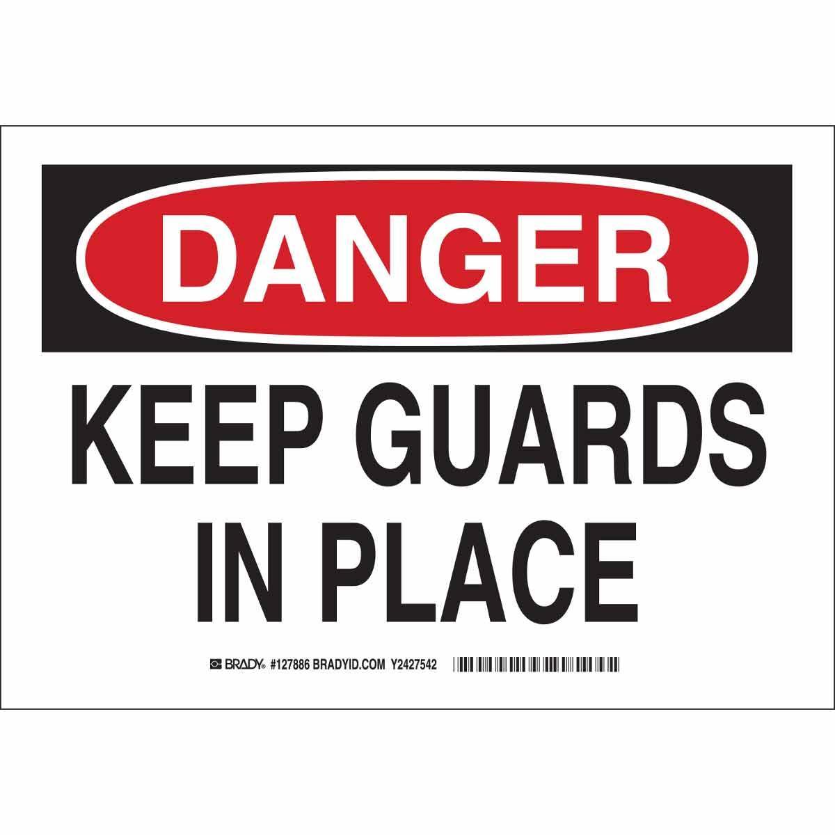 Brady® 127889 Accident Prevention Signs