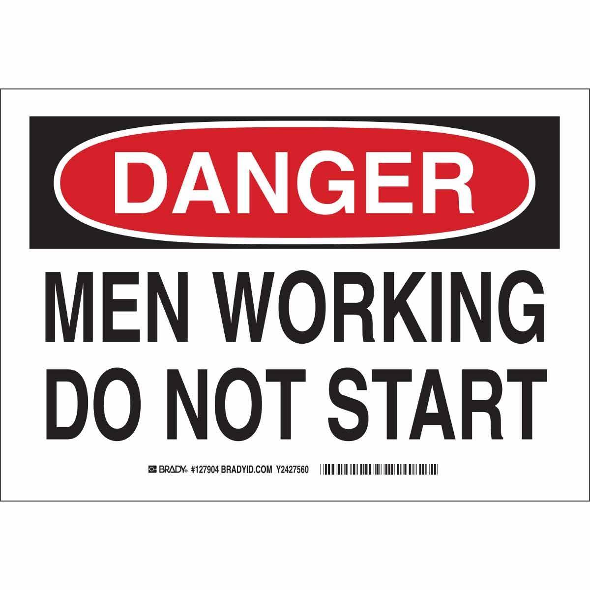 Brady® 127906 Accident Prevention Signs