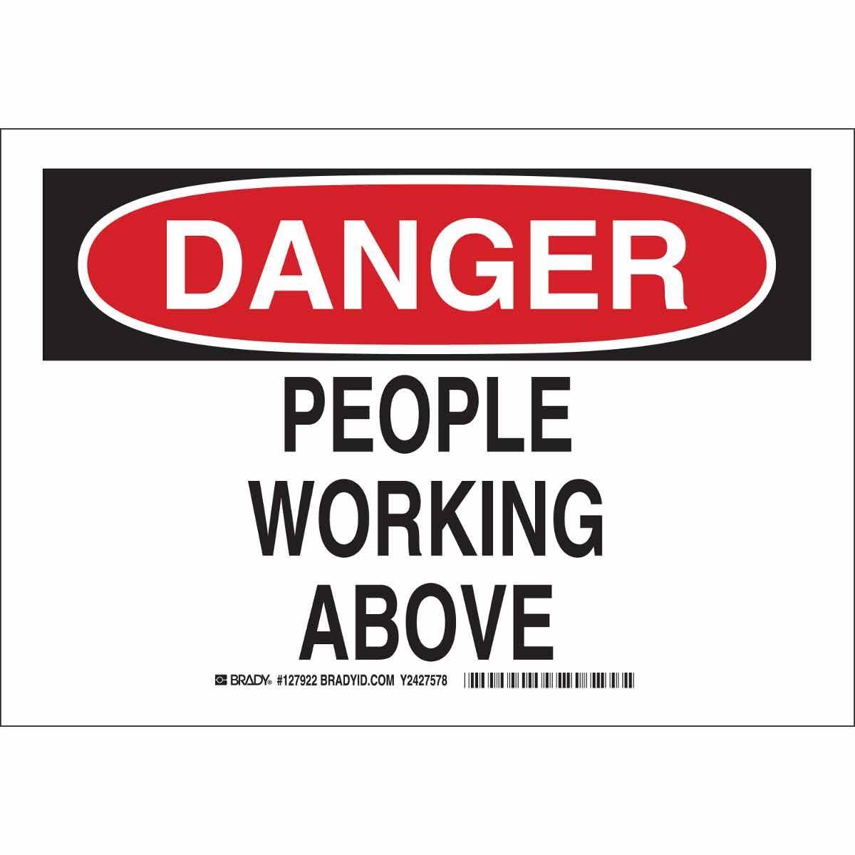 Brady® 127925 Accident Prevention Signs