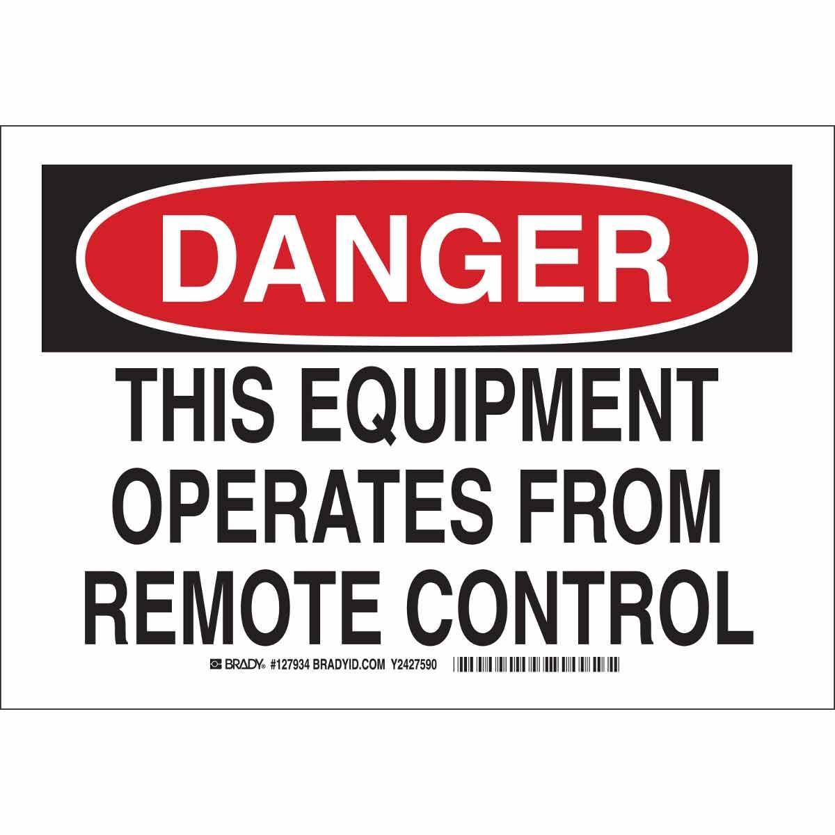 Brady® 127934 Accident Prevention Signs