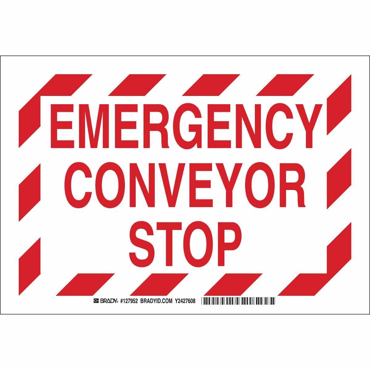 Brady® 127954 Accident Prevention Signs