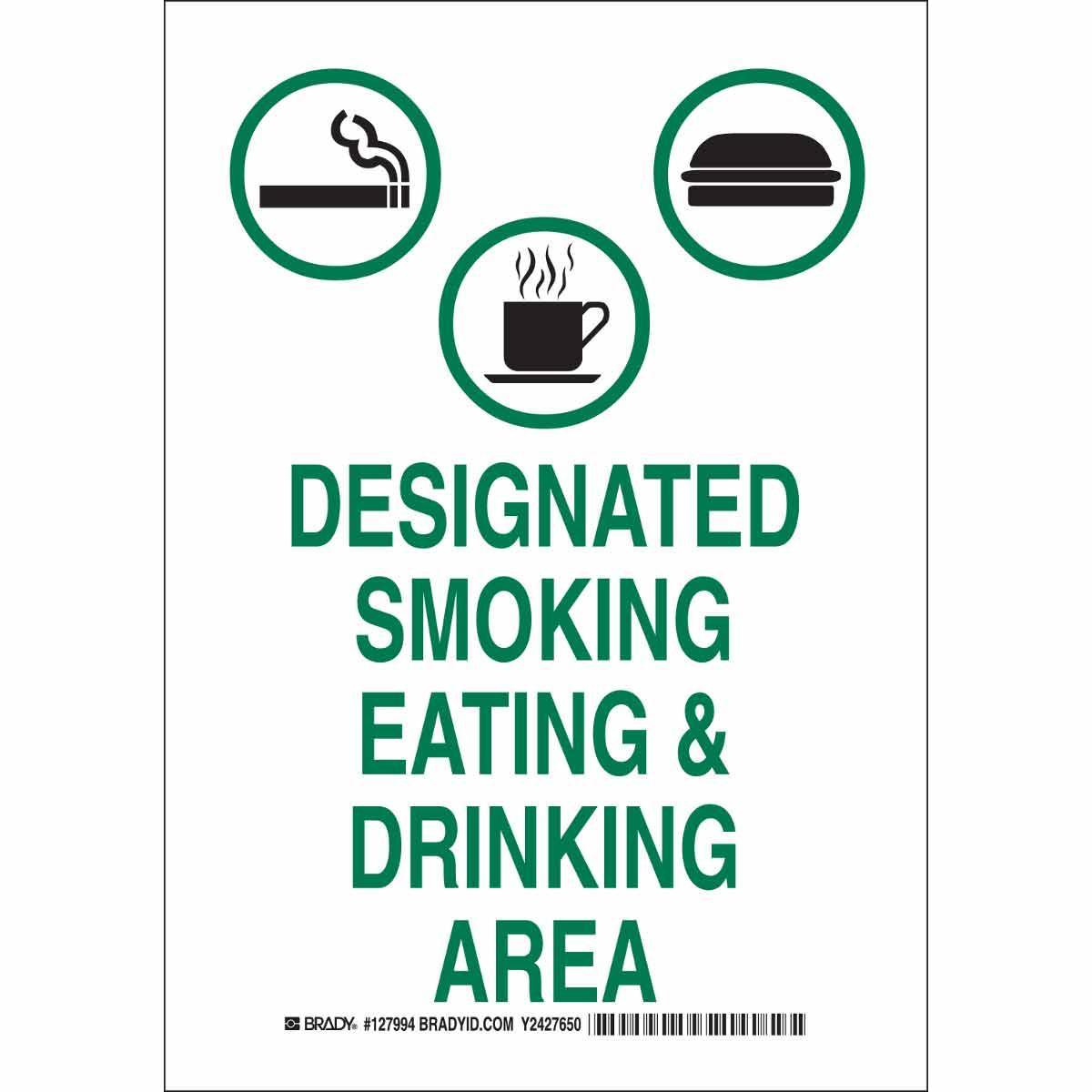 Brady® 127995 No Smoking & Restricted Activity Signs