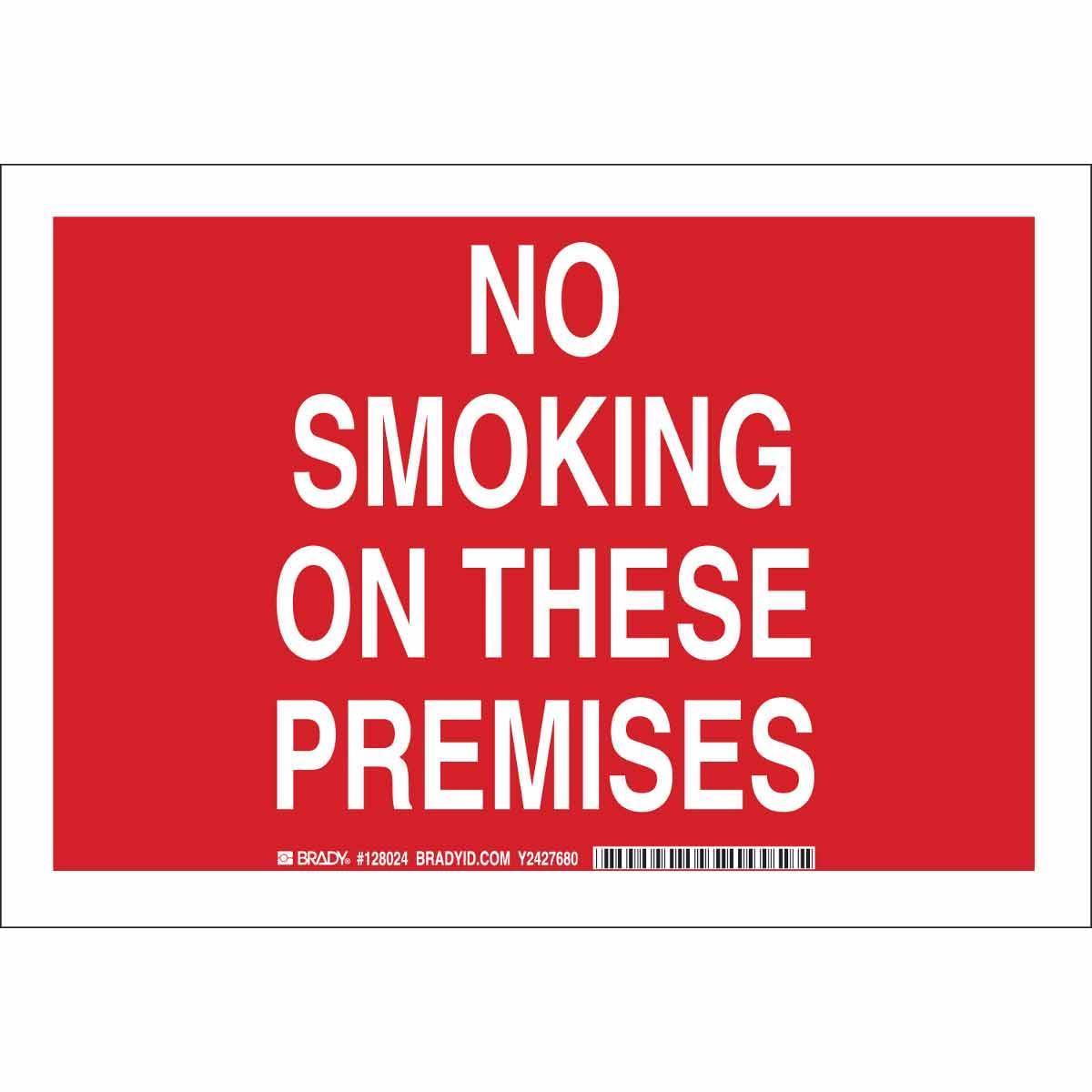 Brady® 128024 No Smoking & Restricted Activity Signs