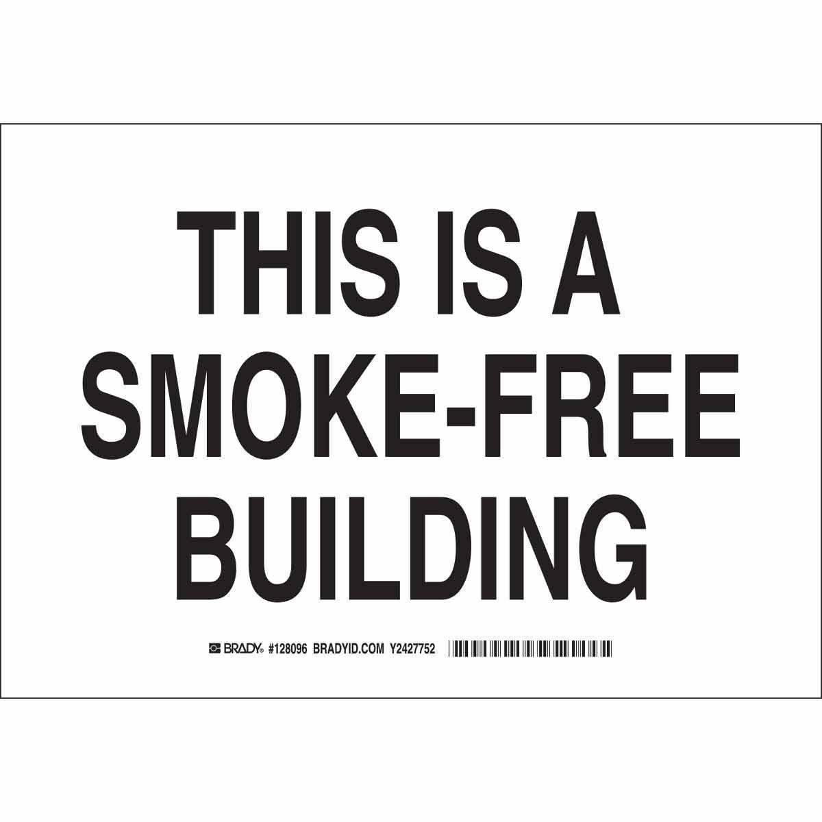 Brady® 128095 No Smoking & Restricted Activity Signs