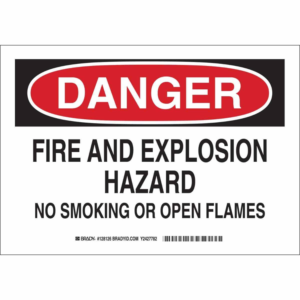 Brady® 128129 No Smoking & Restricted Activity Signs