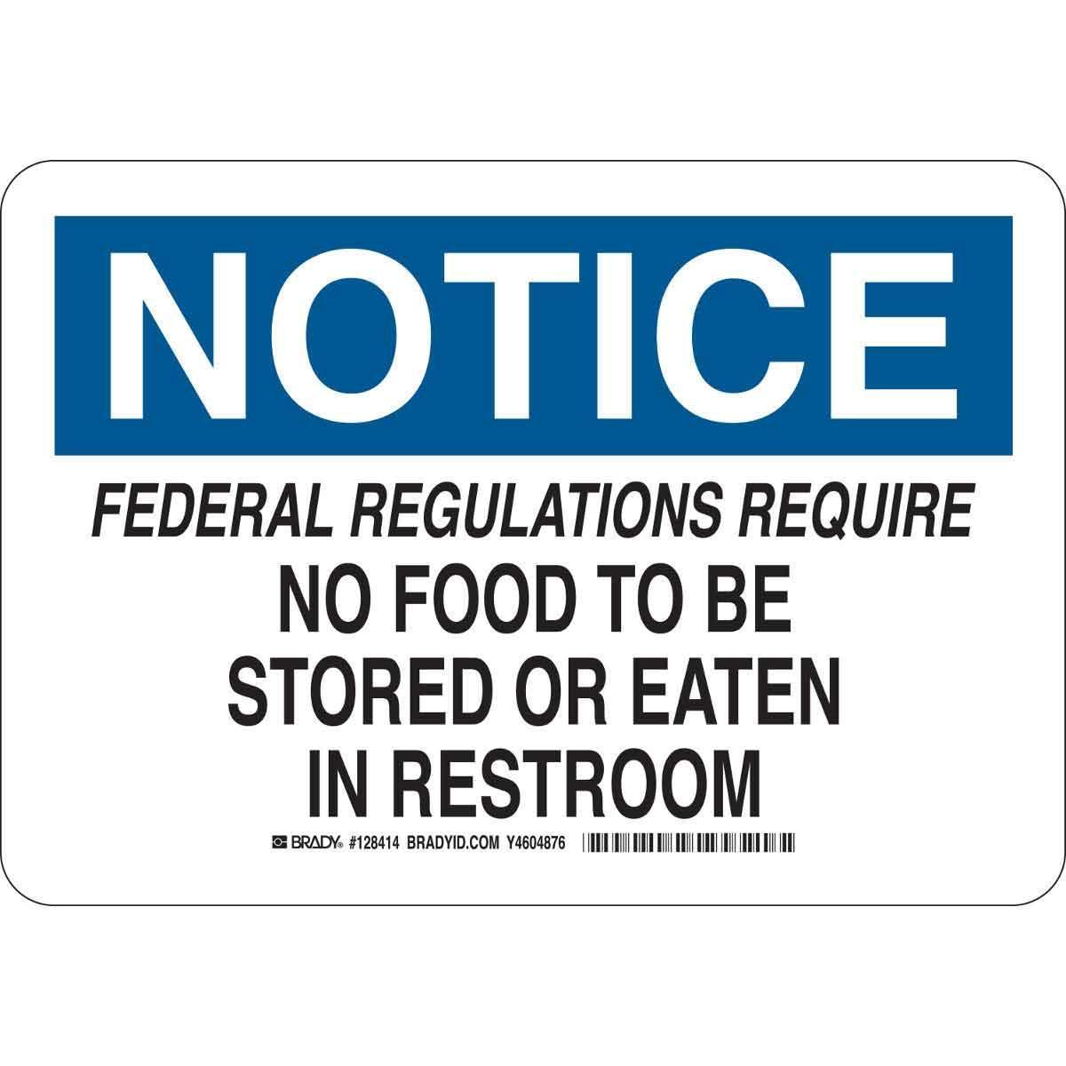 Brady® 128415 Office & Facility Signs