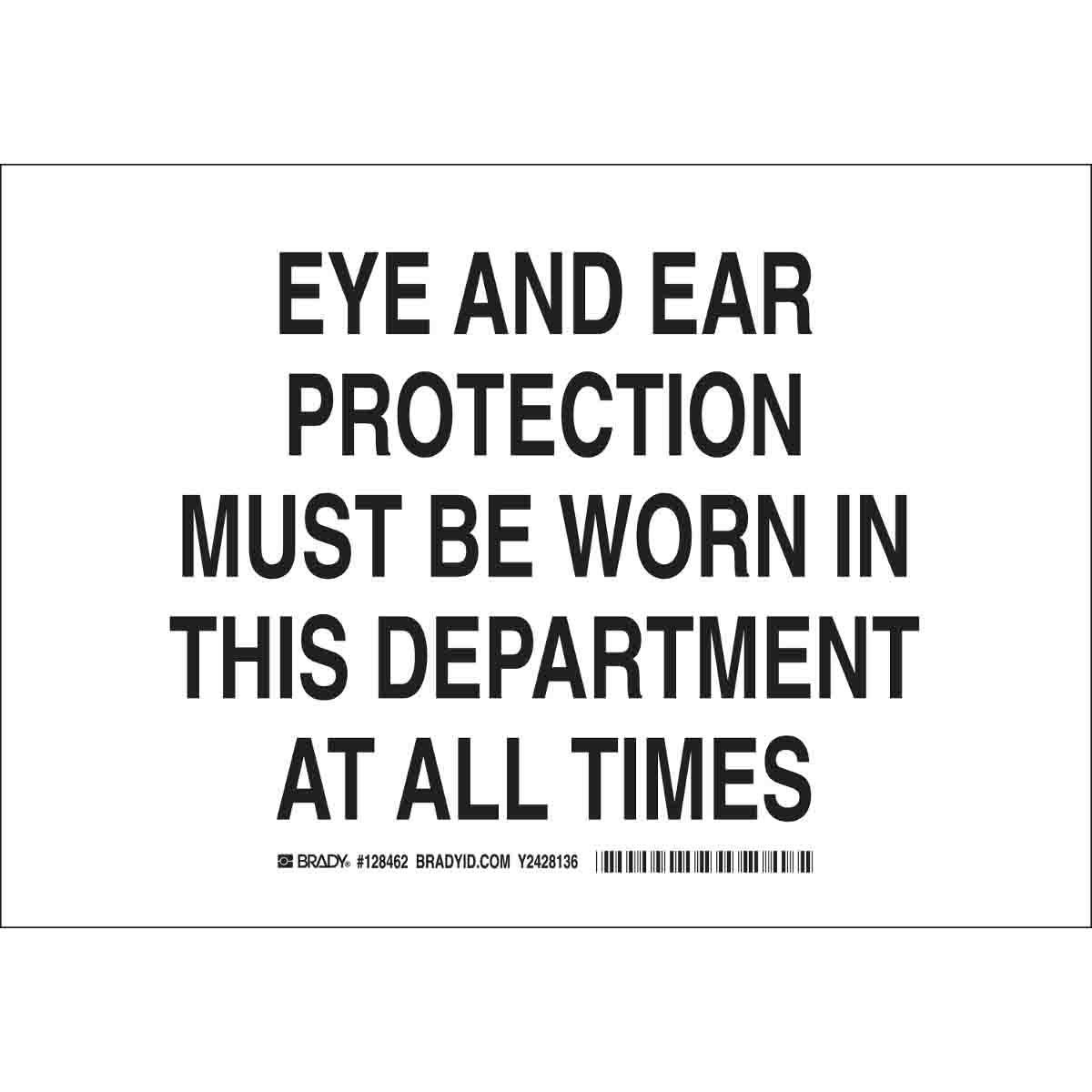 Brady® 128462 Accident Prevention Signs