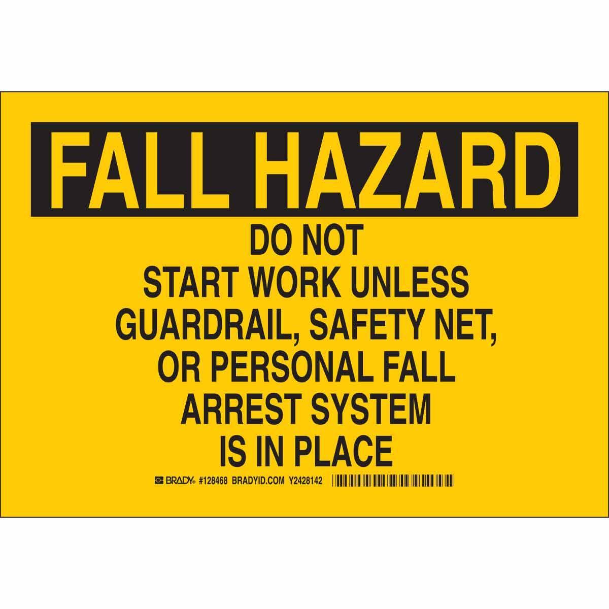 Brady® 128467 Accident Prevention Signs
