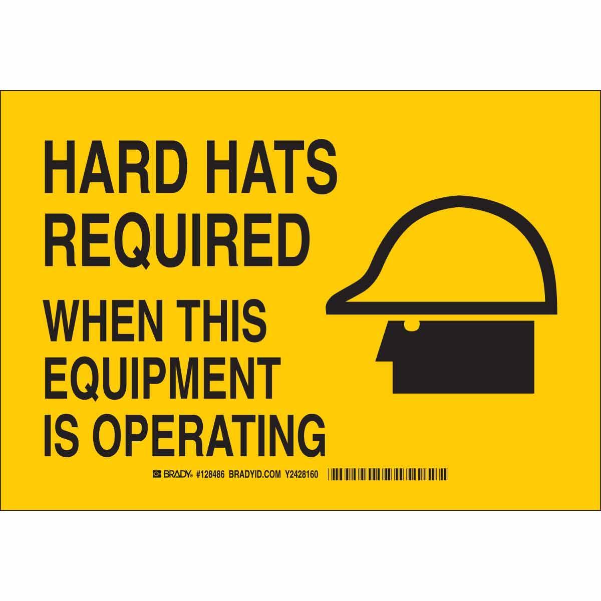 Brady® 128484 Accident Prevention Signs