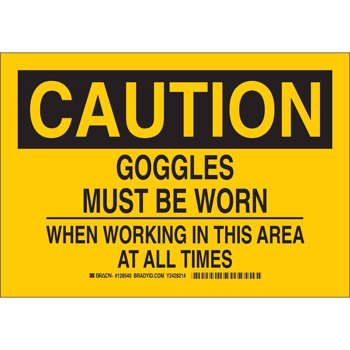Brady® 128539 Accident Prevention Signs
