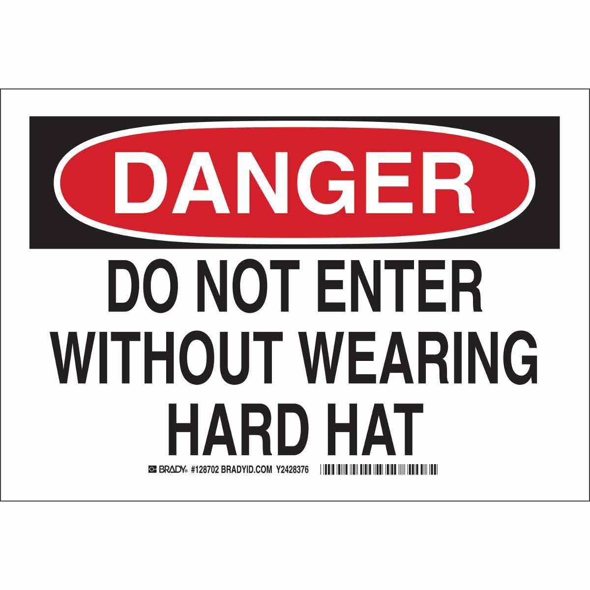 Brady® 128705 Accident Prevention Signs