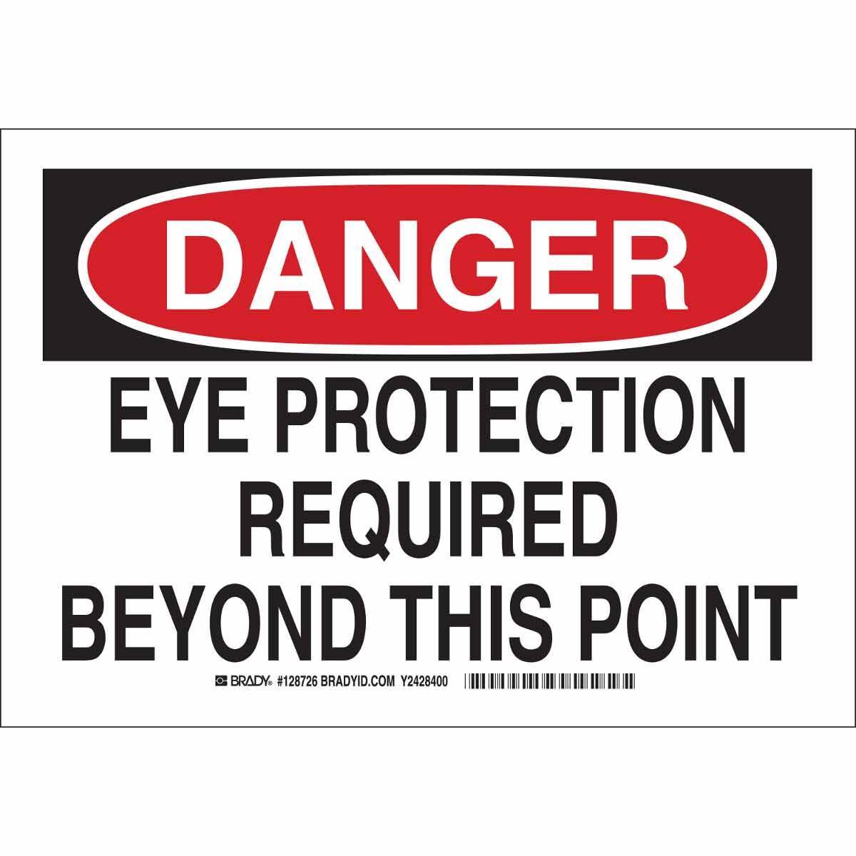 Brady® 128725 Accident Prevention Signs