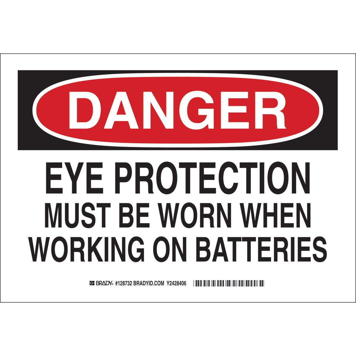Brady® 128730 Accident Prevention Signs