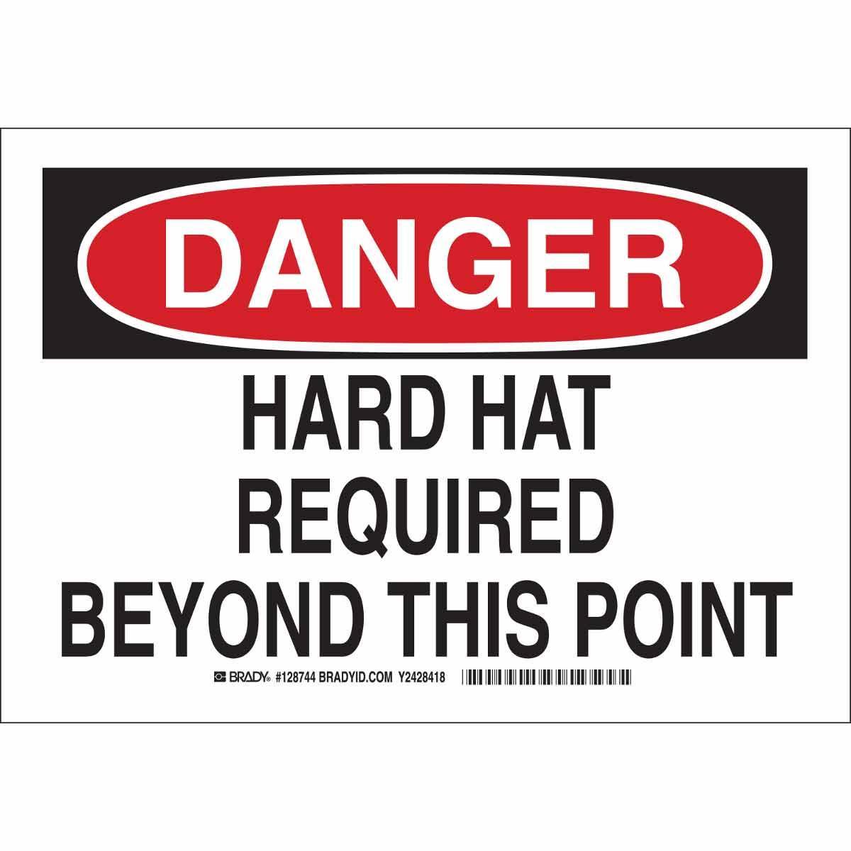 Brady® 128743 Accident Prevention Signs