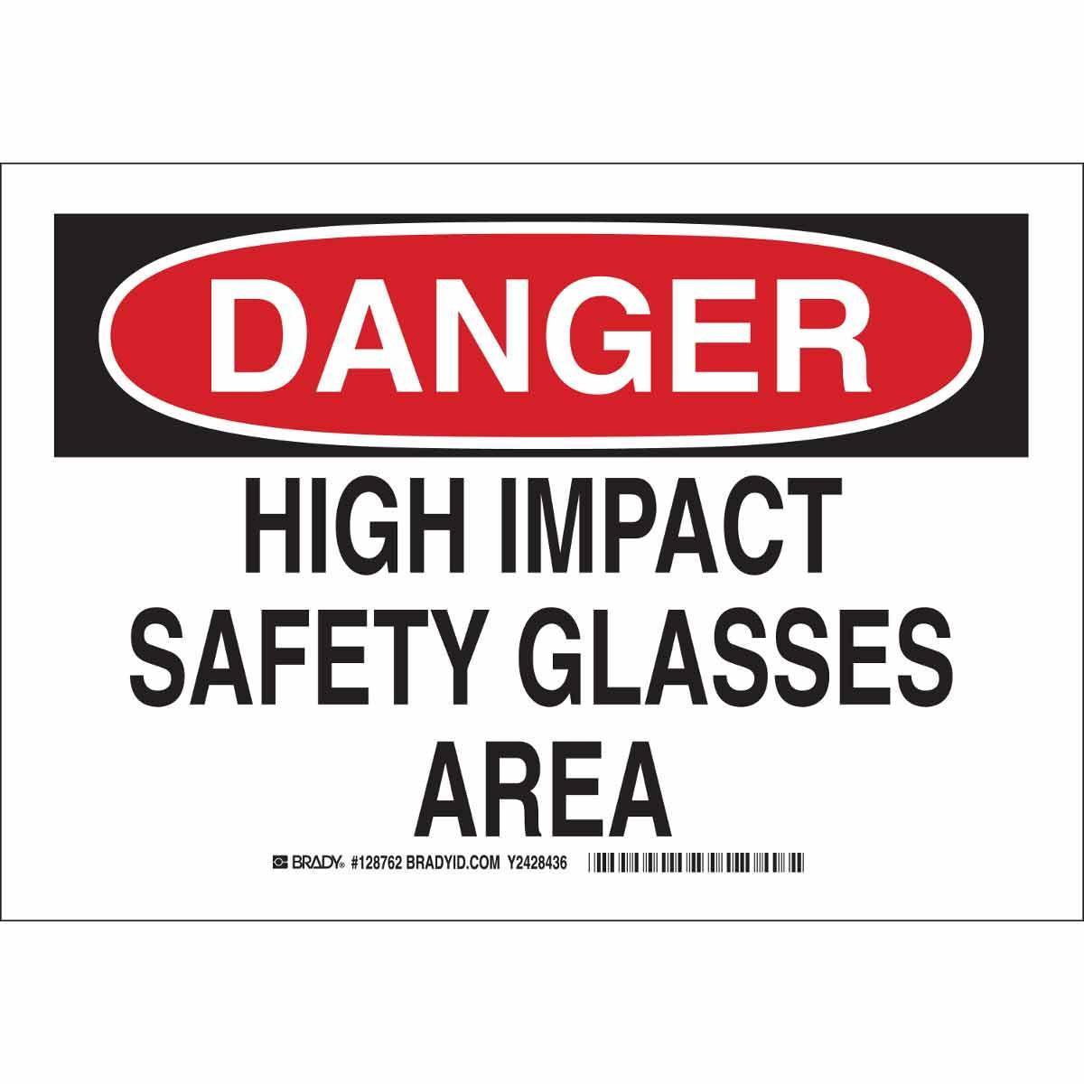 Brady® 128763 Accident Prevention Signs