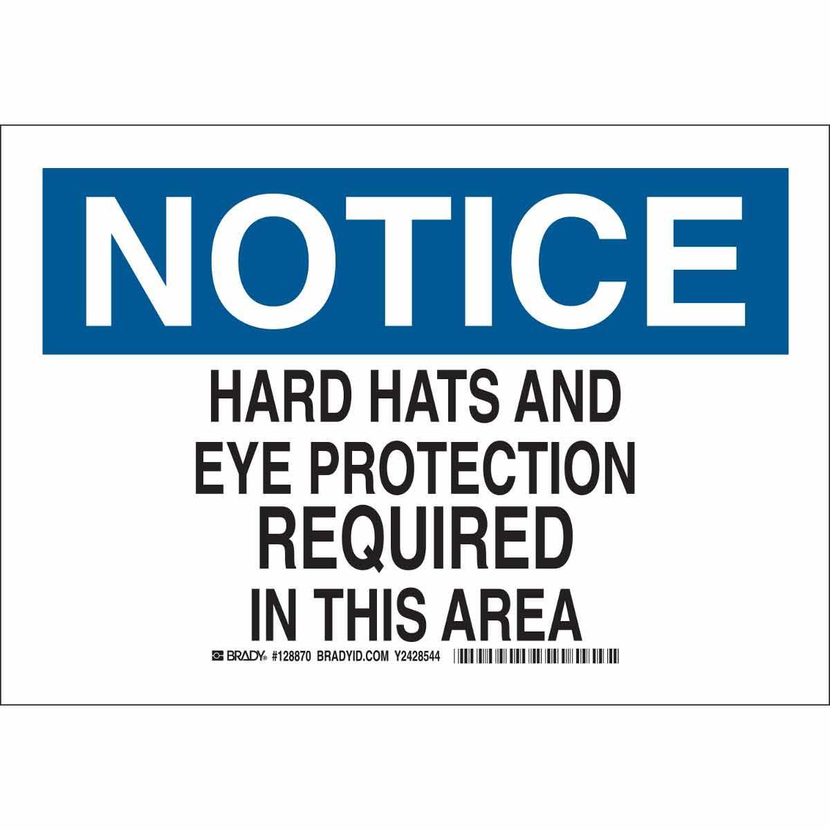 Brady® 128870 Accident Prevention Signs