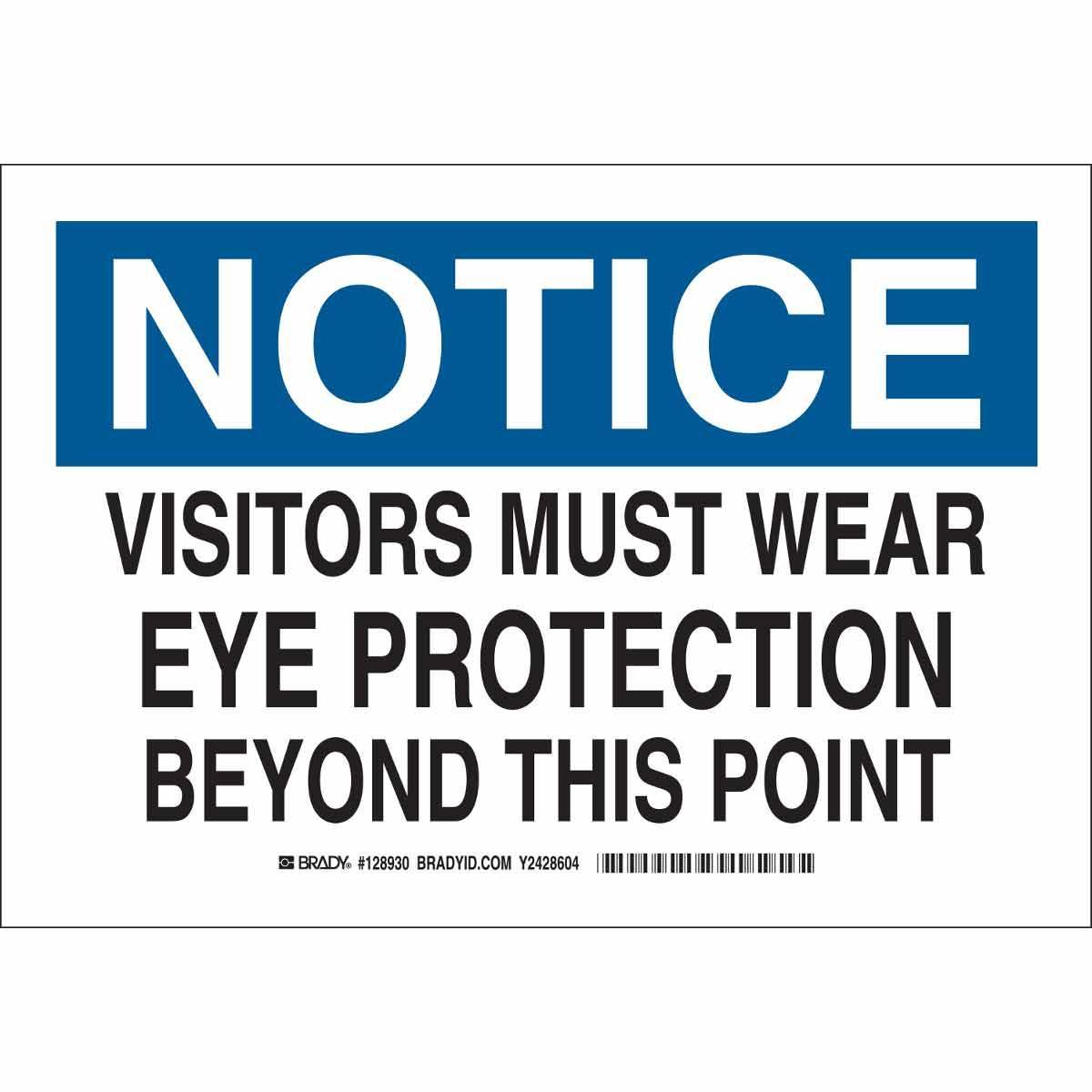 Brady® 128930 Accident Prevention Signs