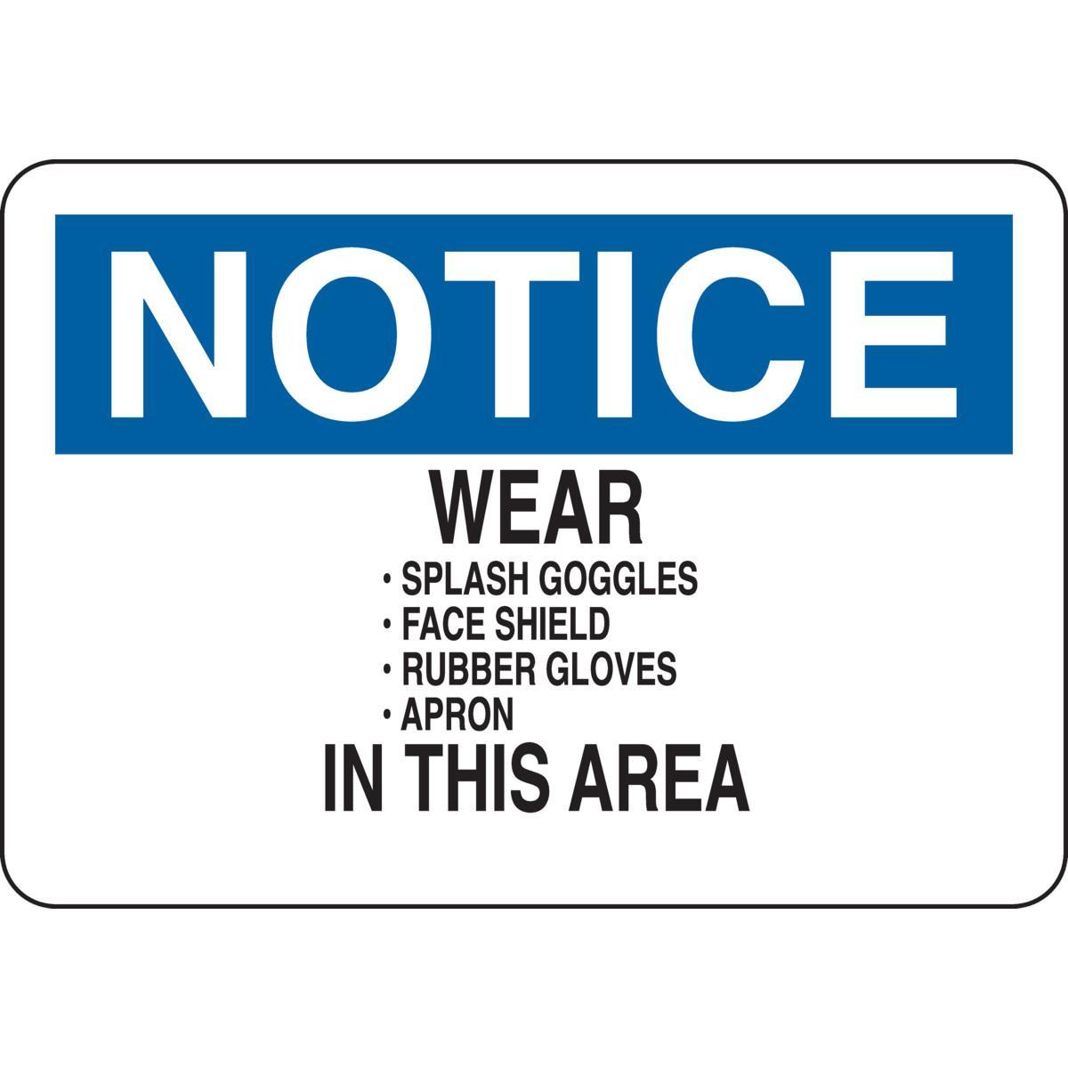 Brady® 128940 Accident Prevention Signs