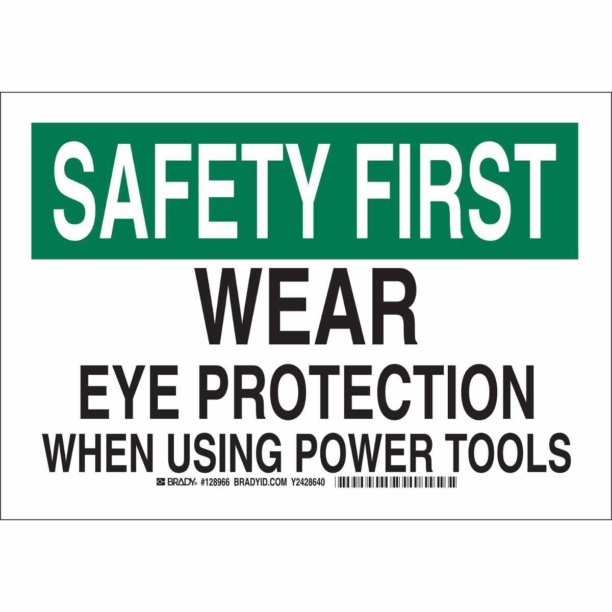 Brady® 128968 Accident Prevention Signs