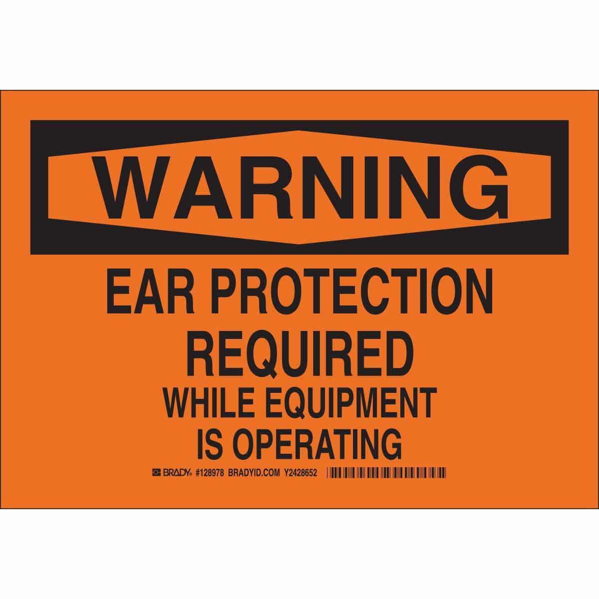 Brady® 128976 Accident Prevention Signs