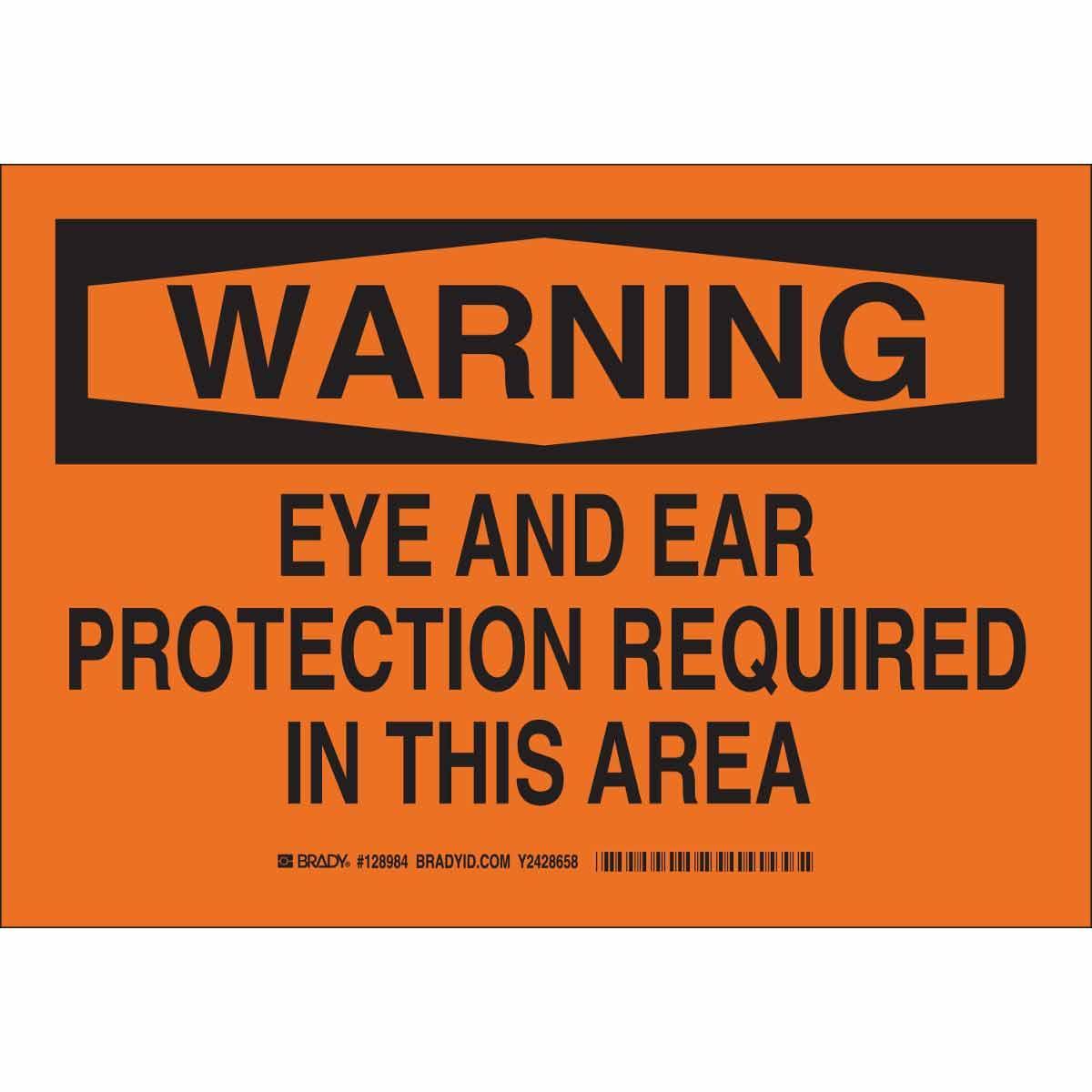 Brady® 128987 Accident Prevention Signs