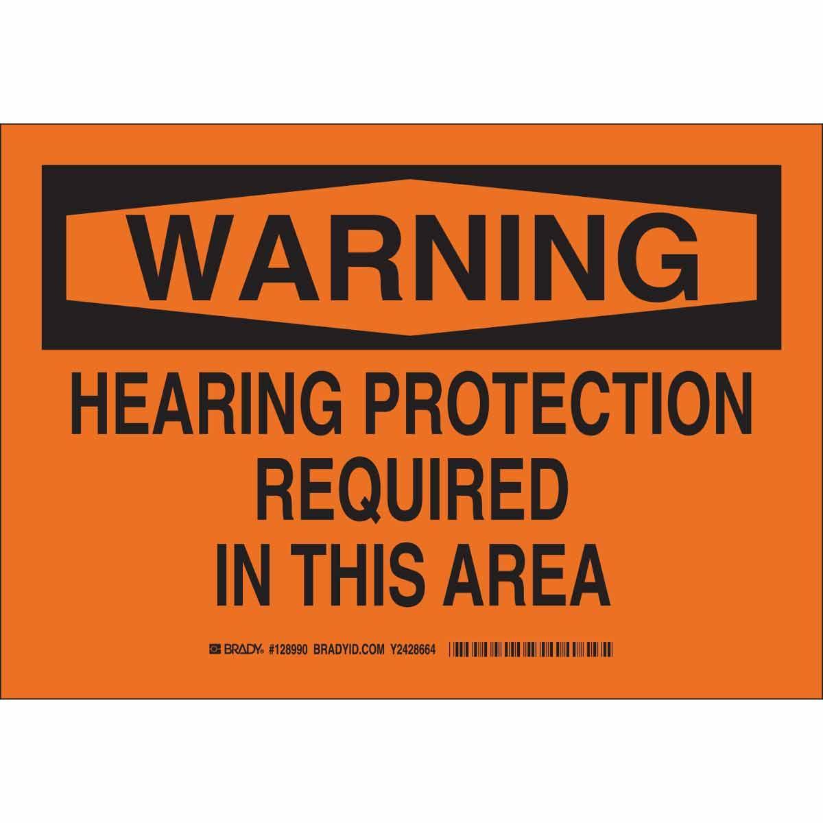 Brady® 128992 Accident Prevention Signs