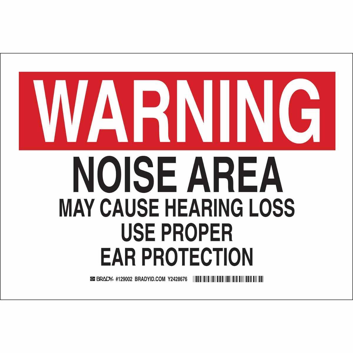 Brady® 129003 Accident Prevention Signs