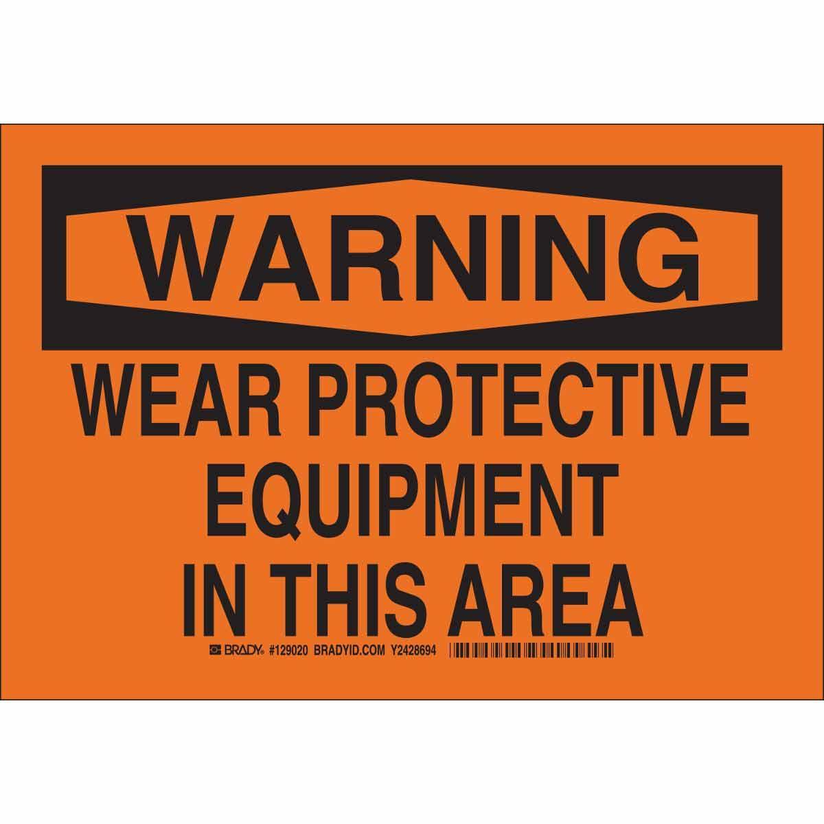 Brady® 129021 Accident Prevention Signs