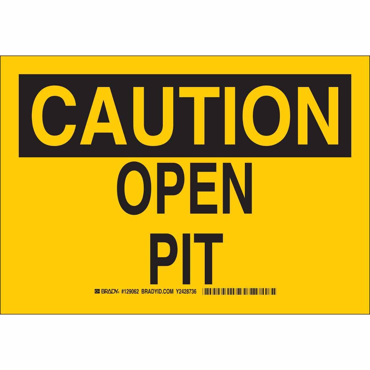 Brady® 129063 Accident Prevention Signs