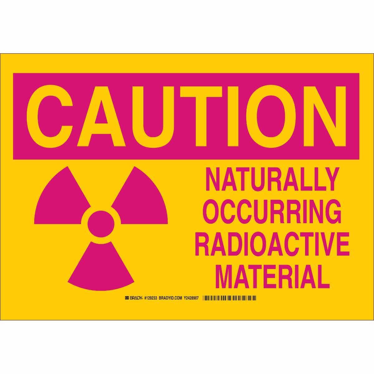Brady® 129231 Chemical & Hazardous Material Signs