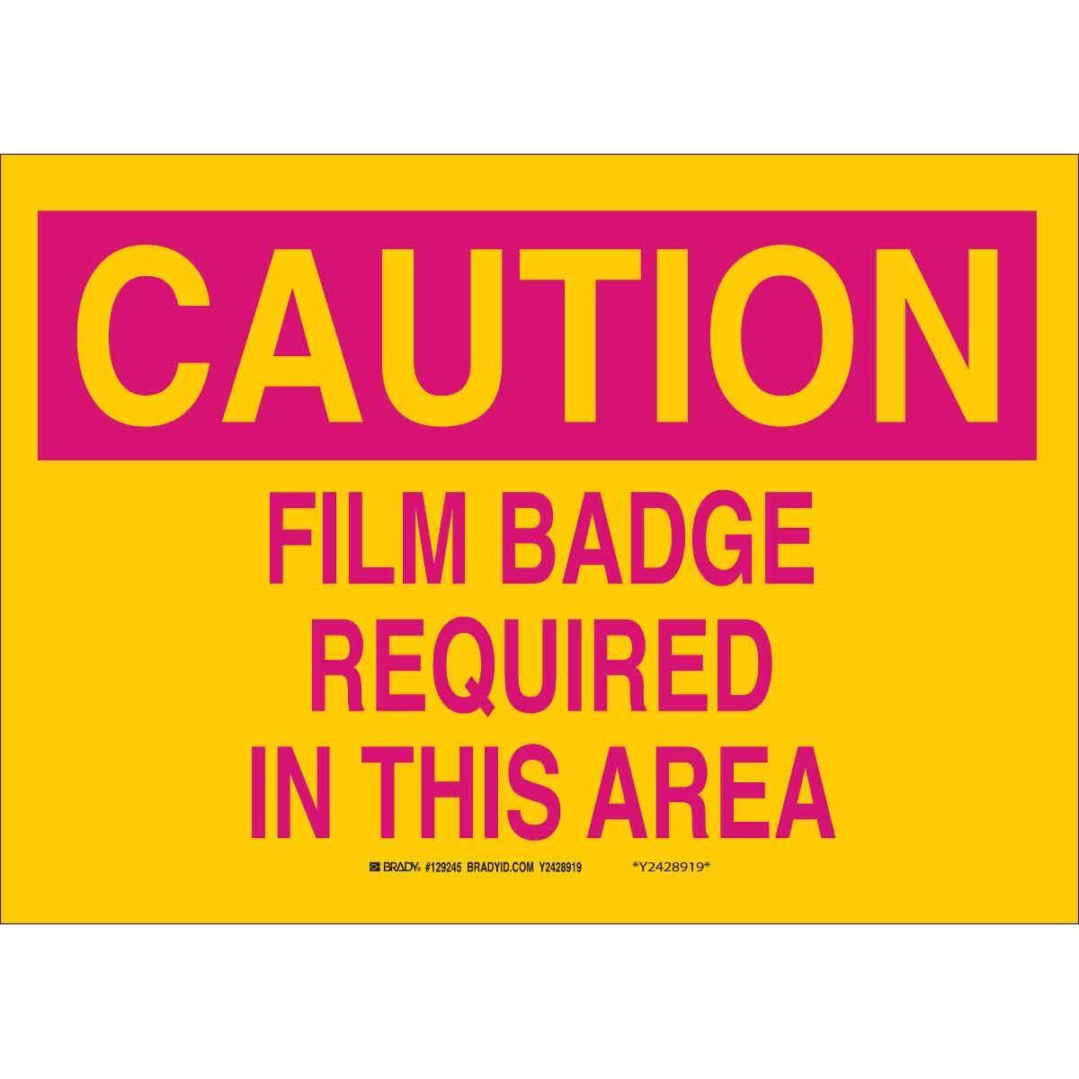 Brady® 129244 Chemical & Hazardous Material Signs