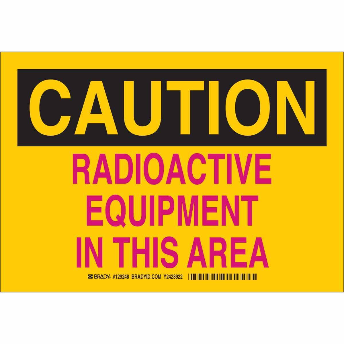 Brady® 129247 Chemical & Hazardous Material Signs