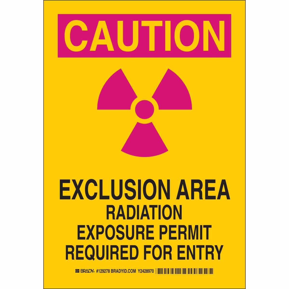 Brady® 129276 Chemical & Hazardous Material Signs