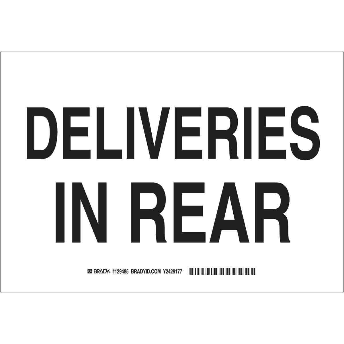 Brady® 129486 Parking & Traffic Signs