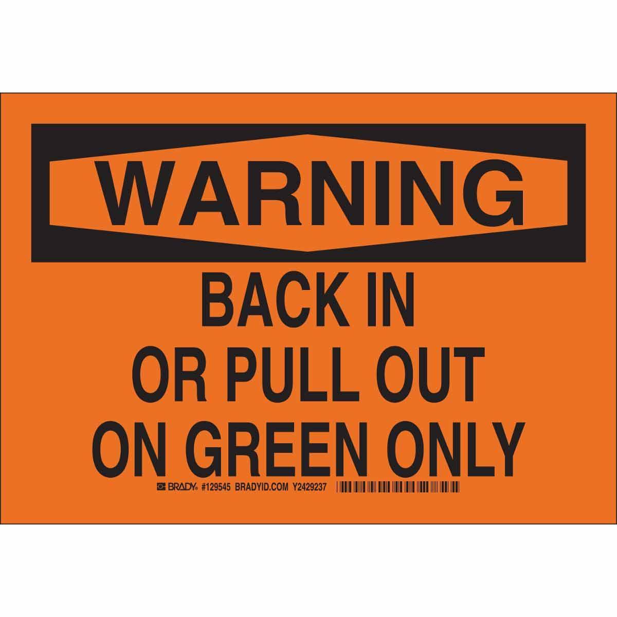 Brady® 129545 Parking & Traffic Signs