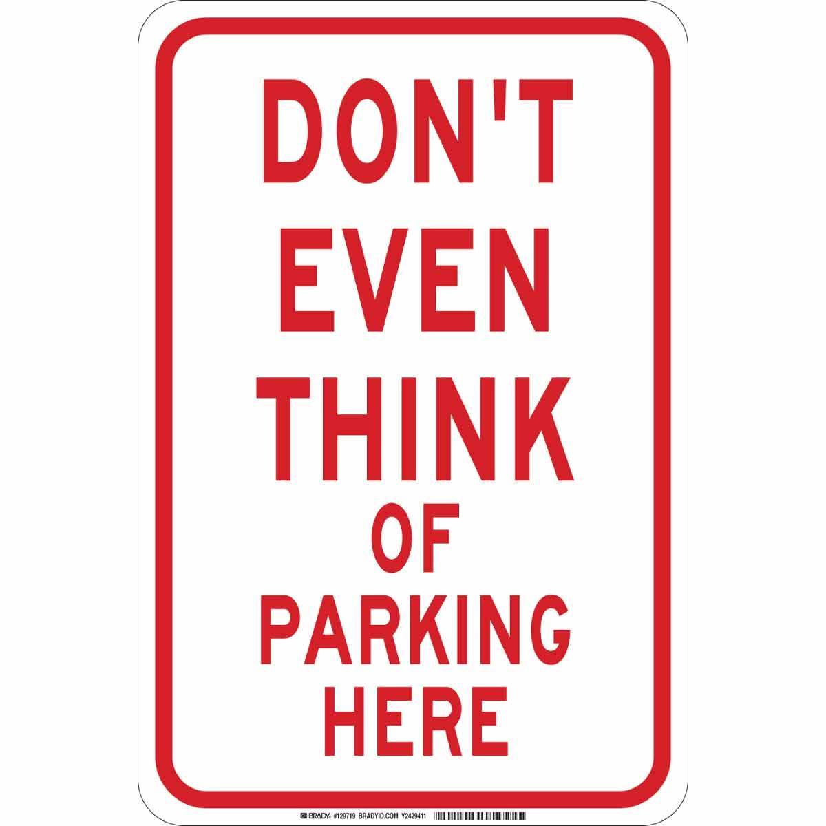 Brady® 129717 Parking & Traffic Signs