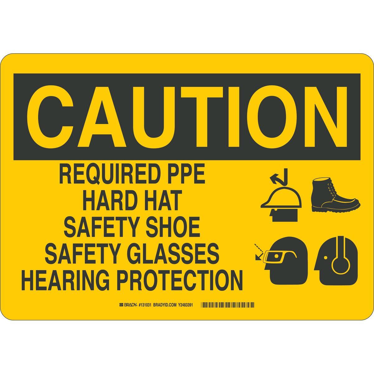 Brady® 131031 Accident Prevention Signs
