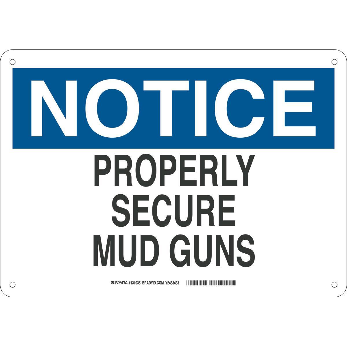 Brady® 131035 Chemical & Hazardous Material Signs