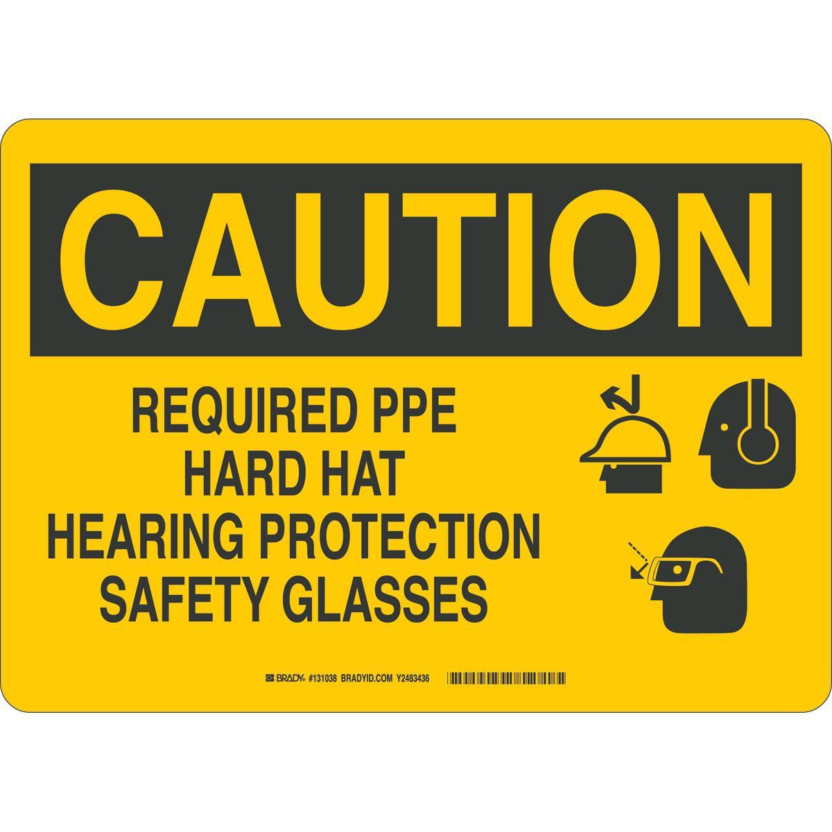Brady® 131038 Accident Prevention Signs